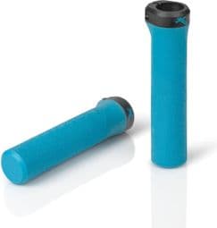 Pair of XLCG R-G26 Sport Grips 135 mm Turquoise Blue