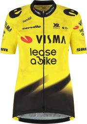 Team Visma-shirt met korte mouwen | Lease a Bike Geel 2026 Dames