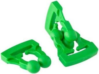 Pack 2 Attaches rapides Clip'on® vert - Clip'on®