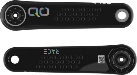 Manivelles carbone avec axe QO RACE Noir