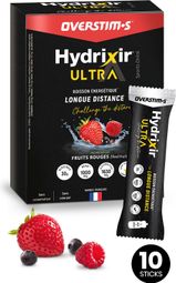 Overstims Hydrixir Ultra Rode Vruchten Energiedrank - 10 sticks van 40g
