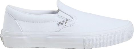 Chaussure de Skate Vans Slip On Blanc