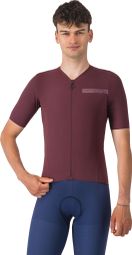 Castelli Premio Evo Bordeaux Korte Mouw Jersey