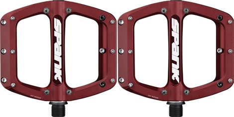 Spank Spoon Reboot Flat Pedals Dark Red