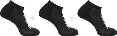 Lote de 3 Pares de Calcetines Salomon Everyday Low Unisex Negro