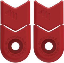 All Mountain Style Crank Defender Crank Protector Red