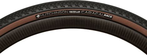 Pneu Gravel Hutchinson Caracal Race Racing Lab 700 mm Tubeless Ready Souple Mach Tread 3.0 Flancs Beiges — vue 3
