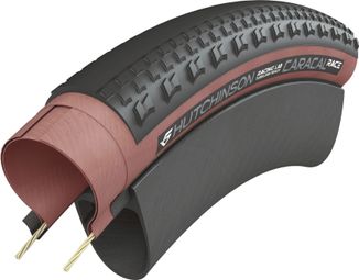 Pneu Gravel Hutchinson Caracal Race Racing Lab 700 mm Tubeless Ready Souple Mach Tread 3.0 Flancs Beiges — vue 4