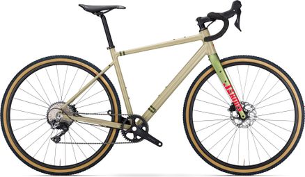 Wilier Triestina Jaroon Gravel Bike Shimano GRX 12S 700 mm Sand Beige Grün 2025