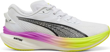 Chaussures Running Puma Deviate Nitro 3 Blanc/Violet/Jaune Homme