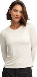 T-shirt randonnée manches longues femme Wander Sand Beige