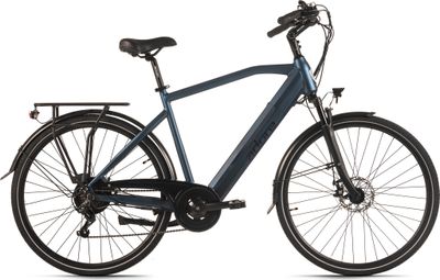 Vélo de ville électrique Adore 28 aluminium citybike Cv-190 moteur arrière 50nm / 15Ah deep blue mat