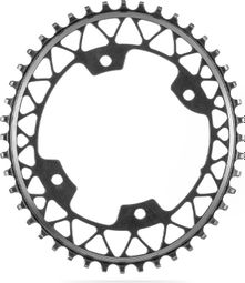 AbsoluteBlack Narrow Wide Oval Kettenblatt Gravel 110/4 Lochkreis 12 S Grau