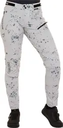 Pantalones MTB Dharco Gravity Mujer Blanco/Gris