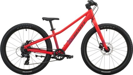 Scott Scale 400 Kinder-Mountainbike, Shimano Tourney 8-Gang, 24 Zoll, rot, 2027