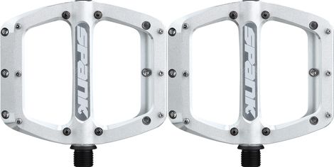 Spank Spoon Reboot Flat Pedals Raw Silver