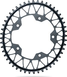 AbsoluteBlack Corona Ovale Larga Stretta Gravel 110/5 BCD 12 S Grigio