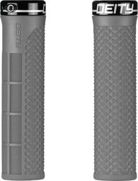 Paire de Grips Deity LockJaw 132 mm Gris