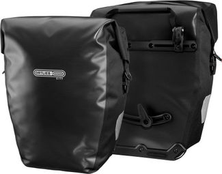 Refurbished Product - ORTLIEB Pair of BACK-ROLLER CITY Rear Cargo Bags Black