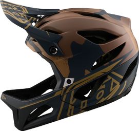 Troy Lee Designs Stage Mips Camo Integrale helm Groen/Beige