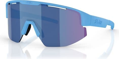 Bliz Matrix Brille Hellblau - Blaues Spiegelglas