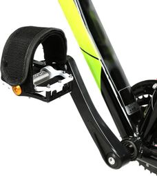Paire de sangles de pédale vélo – Double fixation ajustable avec bande adhésive renforcée