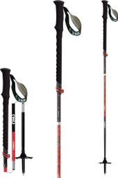 Unisex Wandelstokken TSL Tour Carbon 5 Rood