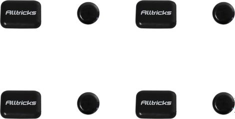 Imanes de dorsal Alltricks Negro