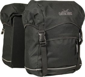 Greenlands Sacoche de vélo double Travel Bag 40 litres 30 x 37 x 17 (2x) noir