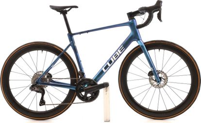 Produit reconditionné · Cube Attain C:62 SLT Di2 12V · Bleu / Vélo de route | Très bon état