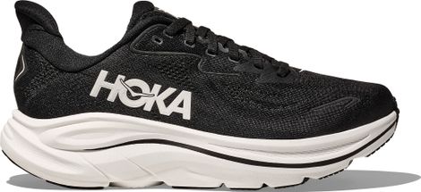 Chaussures Running Hoka Clifton 10 Large Noir/Blanc Homme