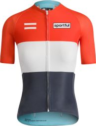 Sportful Supernova Heritage Damen Kurzarmtrikot Blau//Weiß/Rot