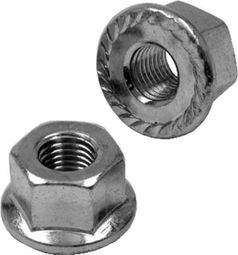 Ecrous rous BMX - diamètre 14 mm - sachet de 10