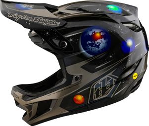 Casque Intégral Troy Lee Designs D4 Carbone Spacian Noir