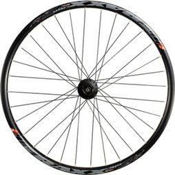 ROUE 275  VTT ARRIERE JANTE ALU TRAXX TUBELESS READY NOIRE FREIN DISQUE 6T MOYEU SHIMANO DEORE M475 BLOCAGE RAPIDE CASSETTE 8/9/10V (584X21).