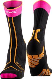 X-Socks Trailrun Terraskin Expert Crew Socks Black/Pink