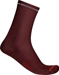 Castelli Premio Evo 18 Calcetines Unisex Burdeos