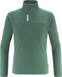 Heren fleece Millet Ubic Lightgrid 1/2 Zip Groen