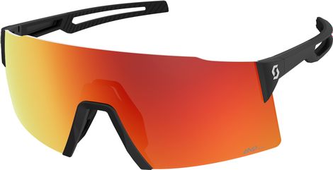 Scott Stride Compact AMP Brille, Schwarz / AMP Rot Chrom S3