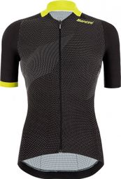 Santini Redux Genio Women's Short Sleeve Jersey Black
