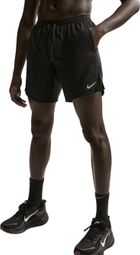 Nike Stride 7in 2-in-1 korte broek voor heren, zwart
