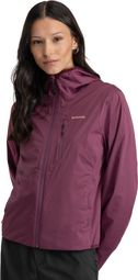 Veste randonnée imperméable ultralégère femme Velora Purple Pourpre