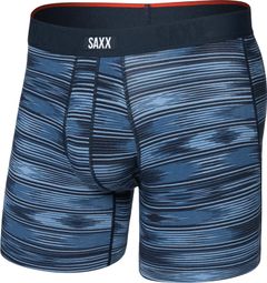 Boxer Saxx Vibe Xtra Soft Comfort Ikat Stripe/Blauw