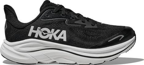 Hoka Clifton 10 Running Shoes Black/White Kids