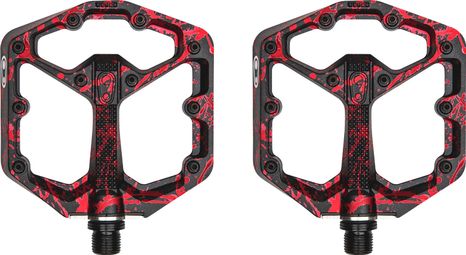 Crankbrothers Stamp 7 Small - Splatter Edition Red