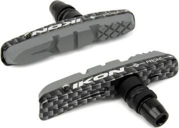 Ikon Brake Pads for Carbon Rims Grey / Black