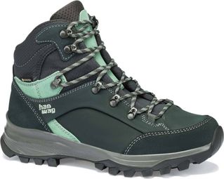 Chaussures de Randonnée Hanwag Banks Lady GTX Gris Vert Femme