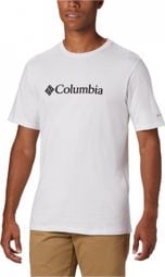T-shirts Korte Mouwen Columbia CSC Basic Logo Wit Heren