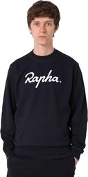 Rapha Sweatshirt Baumwolle Large Logo Schwarz/Weiß