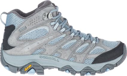 Merrell Moab 3 Mid Gore-Tex Women's Hiking Shoes Grey/Blue